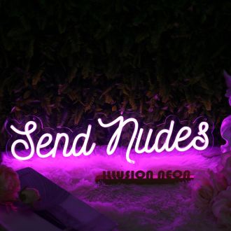 Send Nudes Pink Neon Sign