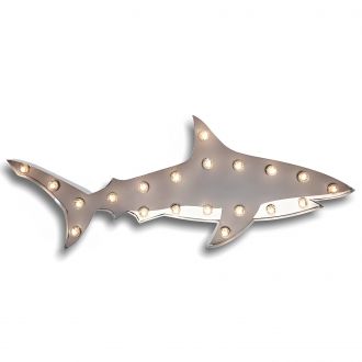Steel Marquee Letter Shark High-End Custom Zinc Metal Marquee Light Marquee Sign