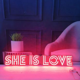 She Is Love Neon Sign