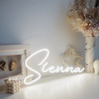 Sienna Neon Name Signs Room Wall Decor Neon Light