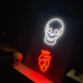Skull Head Neon Sign