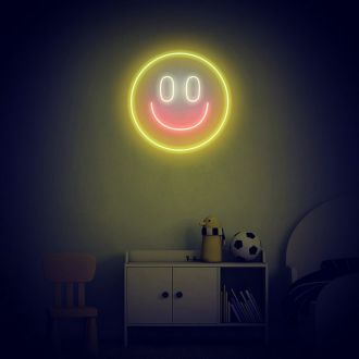 Smiling Face Neon Sign