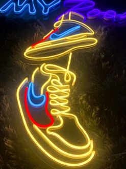 Sneakerhead Hypebeast Room Shoes Neon Sign