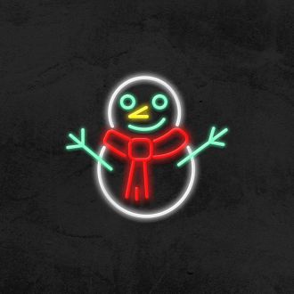 Snowman Neon Sign MNE11519