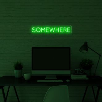 Somewhere Neon Sign MNE11523
