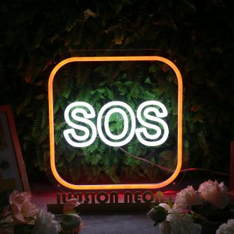 SOS Custom Neon Sign