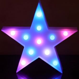 Star Colorful Blue Purple Party Decor Home Decor Marquee Light