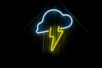 Storm Cloud Sign Neon Sign