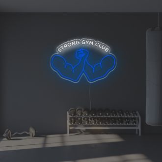 Strong Gym Club LED Neon Sign