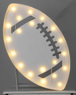Steel Marquee Letter Super Bowl Football High-End Custom Zinc Metal Marquee Light Marquee Sign