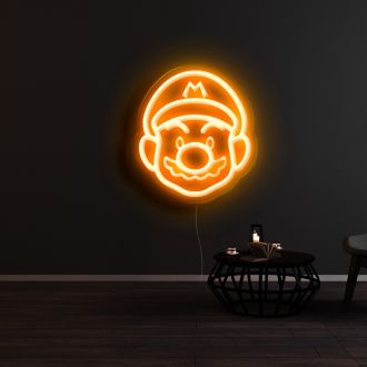 Super Mario Neon Sign