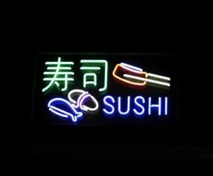 Sushi Fish Rice Japanese Food Neon Light Sign
