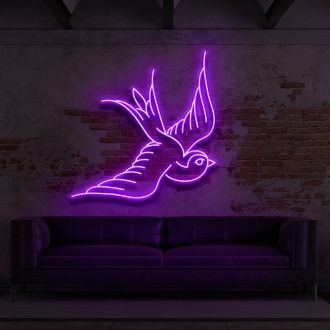 Swallow For Tattoo Studio Neon Sign