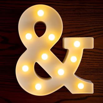 Steel Marquee Letter Symbol & Warm White Decor High-End Custom Zinc Metal Marquee Light Marquee Sign