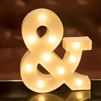 Steel Marquee Letter Symbol & Warm White Home Decor High-End Custom Zinc Metal Marquee Light Marquee Sign