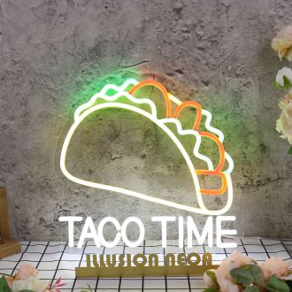 Taco Time Custom Neon Sign