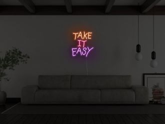Take It Easy Neon Sign