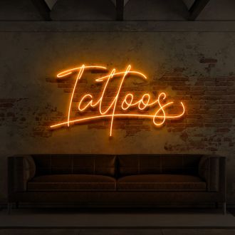 Tattoo Cursive For Tattoo Parlours Neon Sign