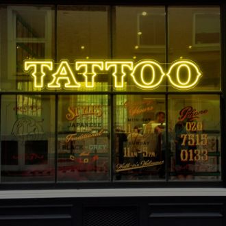 Tattoos Neon Sign For Wall