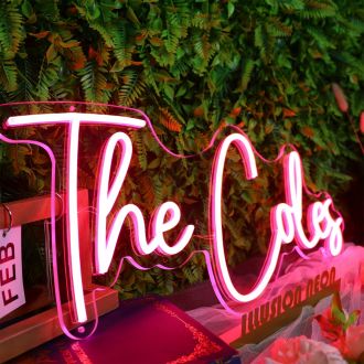 The Coles Pink Neon Sign