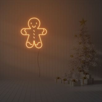 The Gingerbread Man Neon Sign Fashion Custom Neon Sign Lights Night Lamp Led Neon Sign Light For Home Party