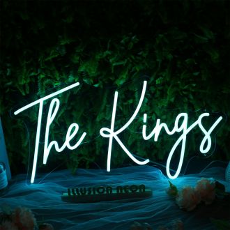 The Kings Blue Neon Sign