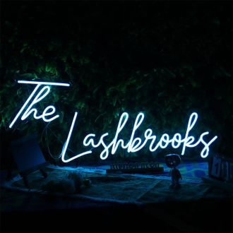 The Lashbaooks Neon Sign