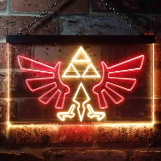 The Legend of Zelda Triforce Dual LED Neon Sign