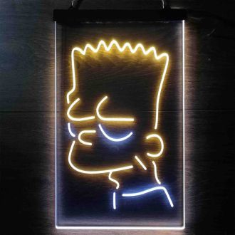 The Simpsons Bart Dual LED Neon Sign