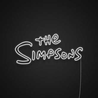 The Simpsons Neon Sign