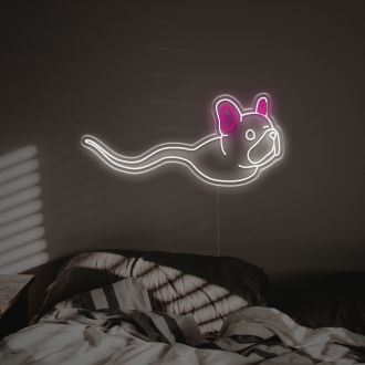 The Soul Of French Bulldog LED Neon Sign