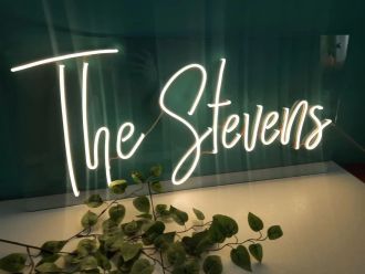 The Stevens Neon Name Signs Wall Decor For Wedding