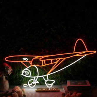 The Vintage Plane Custom Neon Sign