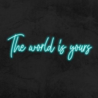 The World Is Yours Neon Sign MNE11594