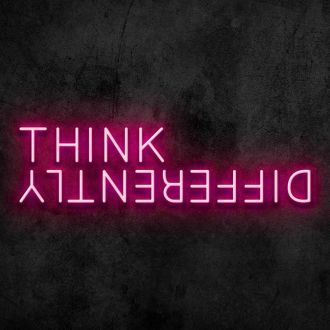 Think Differently Neon Sign