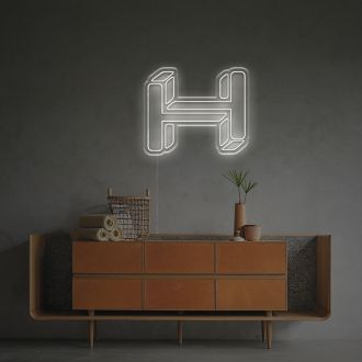 Three-Dimensional Letter H LED Neon Sign