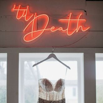 Til Death Wedding Neon Sign