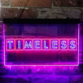 Timeless TV Dual LED Neon Sign