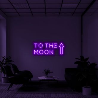 To The Moon V2 Neon Sign MNE11618