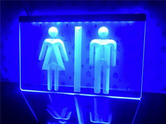 Toiletss LED Neon Sign