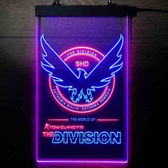 Tom Clancys the Division Dual LED Neon Sign