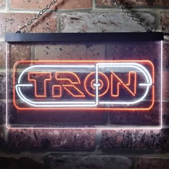 Tron Fiction Dual LED Neon Sign