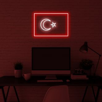 Turkey Flag Neon Sign MNE11633