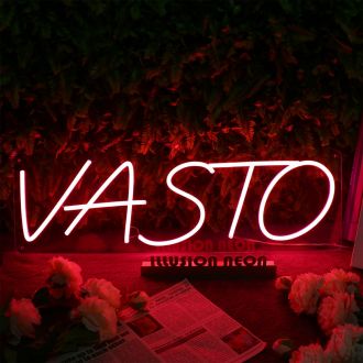 VASTO Red Neon Sign