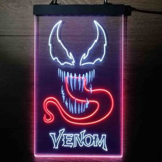 Venom Superhero Dual LED Neon Sign