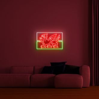 Wales Flag Neon Sign MNE11645