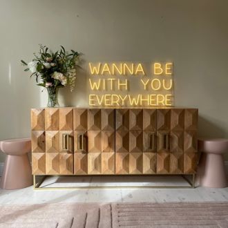 Wanna Be With You Everywhere Neon Sign