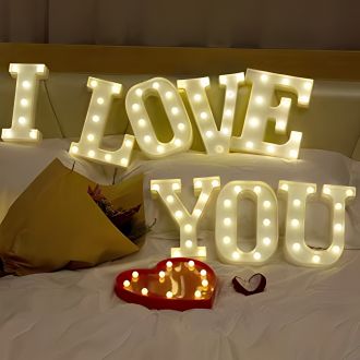 Steel Marquee Letter I Love You Wedding Decor High-End Custom Zinc Metal Marquee Light Marquee Sign