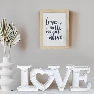 Steel Marquee Letter White Love Heart Wedding High-End Custom Zinc Metal Marquee Light Marquee Sign