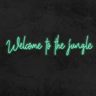 Welcome To The Jungle Neon Sign MNE11664